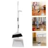 CIYODO 1Set Ergonomic Long Handle Broom and Dustpan Set Portable Floor Cleaning Tools for Home Indoor and Outdoor Use Soft Bristle Broom with Stable Dustpan for Efficient Cleaning view 4