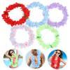 COHEALI 5Pcs Hawaiian Party Leis Wreath Bright Floral Necklaces for Luau Beach Decorations Summer Wreaths Reusable and Lightweight for Cheerleading Events Tropical Parties view 4