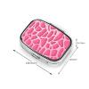 Square Pill Case for Purse or Pocket 2 Compartment Medicine Pill Box Portable Small Pill Organizer Giraffe Texture Pillbox Travel Medicine Vitamin Cod Liver Oil Storage Box view 2