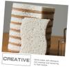 GLEAVI 6Pcs Natural Dish Sponges Convenient Scrub Sponges for Cleaning of Pots Pans and Household Items for Daily Use view 3