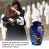 Casketique Dragon Cremation Urns for Adult Ashes Women - Large Blue Memorial Urns for Adult Male - Funeral Urn for Human Ashes - Burial Urn for Mother & Father - 10 Inch view 3