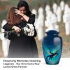 Casketique Dragon Cremation Urn for Human Ashes Adult Male - Green Burial Urn for Ashes for Women 1 Large 4 Keepsake - Blue Memorial Urns for Mom - Funeral Urns for Adult Male - 10 & 3 Inch view 4