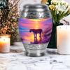 Casketique Tiger Burial Urns for Adult Male - Purple Memorial Cremation Urn for Ashes for Women 1 Large 4 Keepsake - Sunset Decorative Urns for Human Ashes - 10 & 3 Inch view 4