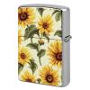 Summer Sunflower Lighter Case, Personalized Double-Sided Graffiti Lighter Protective Cover, Stylish Metal Lighters Sleeve for Men Women view 1