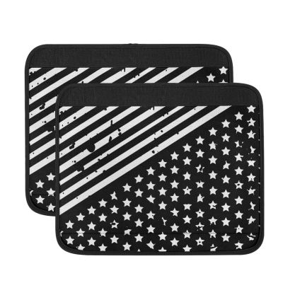 Psesaysky Armrest Covers for Wheelchairs Moisture Wicking Wheelchair Arm Pads Soft Wheelchair and Transport Chair Arm Cushions American Flag Print