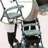 ASQVTIFE Anima Horse Rollator Walker Seat and Backrest Covers for Men Women Soft Dust Cover for Seniors in Assisted Living 2 Piece Walker Accessories for Folding Walker with Seat view 4