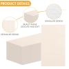 100Pcs Beige Paper Napkins Disposable, Decorative Dinner Napkins Guest Hand Towels for Bathroom Kitchen Wedding Engagement Party Supplies 4.3 x 7.8 Inches view 4