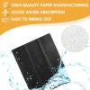 100Pcs Disposable Black Napkins Disposable Guest Black Paper Napkins Hand Towels, for Kitchen Party Wedding Bathroom or Any Celebration Occasion view 4