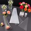 100 Pcs Clear Plastic Flower Bouquet Bag Sleeve Transparent Cellophane Bags Rose Packaging Wrap Cellophane Bags for Valentine's Day, Gift Wrapping, Florist Arrangements Supplies Waterproof view 3