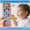 AAC Device for Autism Communication Device for Nonverbal Kids & Adults, Non Verbal Communication Tools for Speech Therapy, Autism Talking Aids with 5 Programmable Buttons & Adjustable Volume view 3