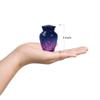 Butterfly Keepsake Urns for Ashes Adult Man Set of 4 - Pink Flowers Cremation Urns for Human Ashes Adult Female - 1 Large Urn for Brother and Sister - Blue Mini Urn for Mother (10&3) Inch view 3