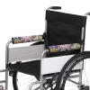 Gomyblomy Luxury Flowers Wheelchair Arm Pads Covers Washable Wheelchair Armrest Covers Stretchy Soft Arm Rest Cushion Cover 2 Pack for Wheelchairs Office Chairs Scooter view 1