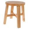 COLLBATH 1Pc Natural Footstool Slip Stool for Adults Simple Design for Bathroom Home Use Lightweight for Living Room Bedroom and Office view 1