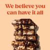 All In Snack Bars Peruvian Dark Chocolate & Peanut Butter - Healthy Snack for Adults and Kids - Gluten Free - Organic - Non-GMO (6 Pack) view 3
