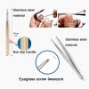 Optical Eyeglass Pliers Kit, Eye Glasses Repair Pliers Set, 8 Pliers and 6 Screwdrivers, Tweezers/Crochet Hook, for Glasses Repair view 4