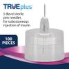 TRUEplus 5-Bevel Sterile Pen Needles, 29G x 12.7mm (1/2 Inch), 100 Count view 2