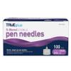TRUEplus 5-Bevel Sterile Pen Needles, 31G x 6mm (1/4 Inch), Single-Use Needles, Silicone Coated, Compatible Thread with Major Pen Devices, 100 Count view 1