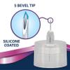 TRUEplus 5-Bevel Sterile Pen Needles, 31G x 6mm (1/4 Inch), Single-Use Needles, Silicone Coated, Compatible Thread with Major Pen Devices, 100 Count view 3