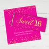 25ct Sweet 16 Birthday Party Candy Bar Wrappers - Candy Not Included - DIY Chocolate Party Favors view 1