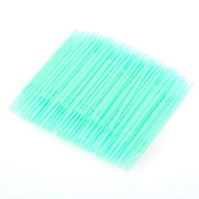 KIMISS 1100pcs Double Head Teeth Cleaning Toothpick Floss Pick for Oral Care - Safe, Sanitary & Effective Interdental Cleaning (Green)