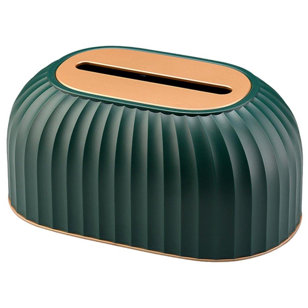 MINAOLULUS Tissue Box Cover Premium Napkin Storage Box for Home Office Restaurant Desktop Tissue Dispenser with Elegant Design for Cozy Decor