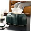 MINAOLULUS Tissue Box Cover Premium Napkin Storage Box for Home Office Restaurant Desktop Tissue Dispenser with Elegant Design for Cozy Decor view 3