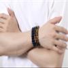 XIANNVXI Blue Crystal Bead Bracelet for Mens view 2