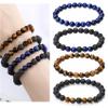 XIANNVXI Blue Crystal Bead Bracelet for Mens view 3