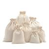 LZYXFP 10pcs Cotton Linen Drawstring Gift Bag Burlap Packing Pouches Storage Bags for Wedding Dustproof(20x30 cm) view 2