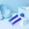 2 Pcs Blue Contact Lens Inserter Remover Tool, Handy Silicone Soft Lenses Small Suction Cups Stick,RGP Inserter Remover Cases,Applies Contacts Safely and Hygienically,Contact Lens Remover Accessories view 4