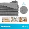 Orighty Microfiber Cleaning Cloth Bulk, 50 Pack Shop Towels, Reusable Cleaning Rags, Lint Free Microfiber Towels for Cars, Home & Kitchen, 12x12 Inch, Grey view 2
