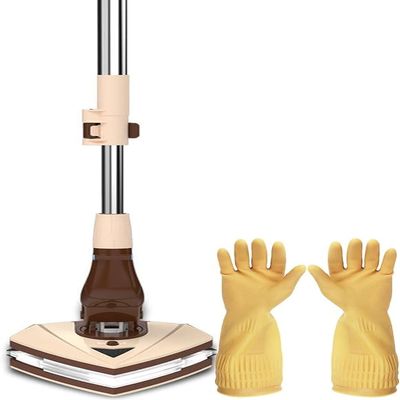Double-Sided Magnetic Glass Cleaner with 360 Rotating Head & Extension Pole - Ideal for High-Rise Window Cleaning at Home