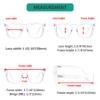 Eyekepper Readers Square Large Lenses Spring-Hinges Reading Glasses Women Clear +2.50 view 2