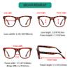 Eyekepper Readers Square Large Lenses Spring-Hinges Reading Glasses Women Tortoise +0.75 view 2