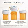 8 Dram Push Down and Turn Vials for Pharmacy 410 Pcs Empty Pill Bottles with Reversible Caps, Mini Pill Organizer Containers Child-Resistant Small Travel Pill Dispenser for Bulk Use view 3