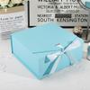 OEMVALATY 6-Pack Gift Boxes,9x9x4 Inch Magnetic Gift Boxes with Lids for Presents,Blue with Ribbon, Bridesmaid Proposal Box for Wedding, Storage, Birthday view 2