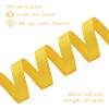 LEEQE Maize Yellow Grosgrain Ribbon 5/8 inch X 50 Yards Maize Yellow Ribbon for Gift Package Wrapping Wreath Baby Shower and Other Projects view 3