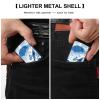 Blue and White Chinese Style Flower and Bird Lighter Case Double-Sided Graffiti Lighter Holder - Metal Lighters Protective Cover, Universal Fit for Standard Lighters, Stylish Gift for Men & Women view 3