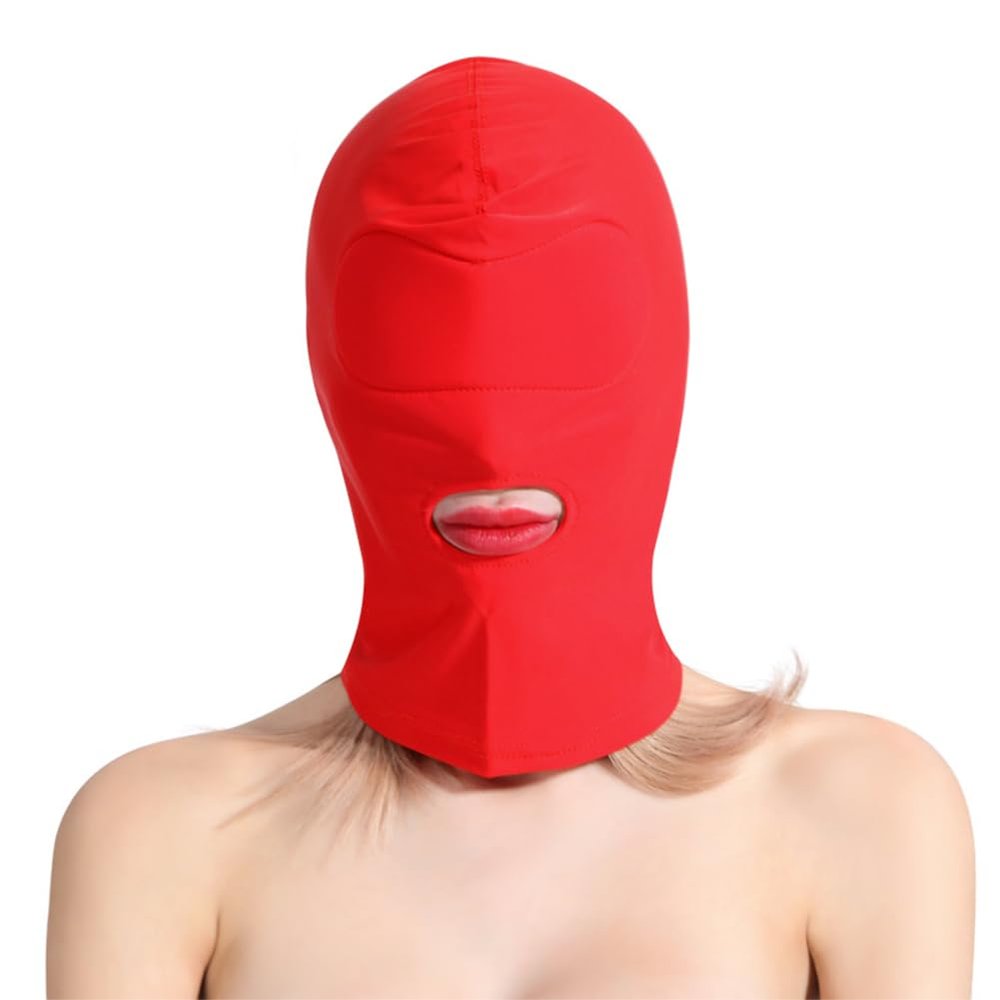 Full Cover Balaclava Blindfold Head Masks Elastic Cosplay Costume Hood