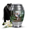 Casketique Pig Burial Urns for Human Ashes Adult Female - Large Green Funeral Urns for Adult Male - Cremation Urn for Mom & Dad - Memorial Urn for Human Ashes - 10 Inch view 1