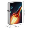 Stars and Space Rockets Lighter Case Double-Sided Graffiti Lighter Holder - Metal Lighters Protective Cover, Universal Fit for Standard Lighters, Stylish Gift for Men & Women view 2