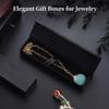 12 Pcs Magnetic Closure Kraft Gift Boxes, Black Textured Empty Cases For Pens And Jewelry, Paper Gift Packaging With Cushion For Birthday Or Business Giving view 2