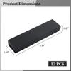 12 Pcs Magnetic Closure Kraft Gift Boxes, Black Textured Empty Cases For Pens And Jewelry, Paper Gift Packaging With Cushion For Birthday Or Business Giving view 4