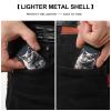 A Gray Cat is Lying Lighter Case Double-Sided Graffiti Lighter Holder - Metal Lighters Protective Cover, Universal Fit for Standard Lighters, Stylish Gift for Men & Women view 3