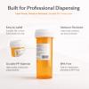 16 Dram Push Down and Turn Vials for Pharmacy 270 Pcs Empty Pill Bottles with Reversible Caps, Mini Pill Organizer Containers Child-Resistant Small Travel Pill Dispenser for Bulk Use view 3