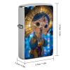 A Colorful Lantern Lighter Case Double-Sided Graffiti Lighter Holder - Metal Lighters Protective Cover, Universal Fit for Standard Lighters, Stylish Gift for Men & Women view 2