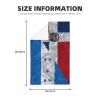 Dominican Republic and Honduras Hondurans Triangle Flag Premium Waffle Kitchen Towel Microfiber Kitchen Towels, Super Absorbent 16 X 26 Inches Reusable Dish Towels for Kitchen and Household view 2