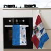 Dominican Republic and Honduras Hondurans Triangle Flag Premium Waffle Kitchen Towel Microfiber Kitchen Towels, Super Absorbent 16 X 26 Inches Reusable Dish Towels for Kitchen and Household view 4