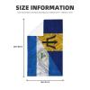Barbados Barbadian and Nicaragua Nicaraguans Triangle Flag Premium Waffle Kitchen Towel Microfiber Kitchen Towels, Super Absorbent 16 X 26 Inches Reusable Dish Towels for Kitchen and Household view 2