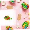 HONITANO 300Pcs Clear Cellophane Wraps for Wrapping Candy Packaging DIY Craft Projects Durable Transparent Sheets for Floral Bouquets and Present view 4